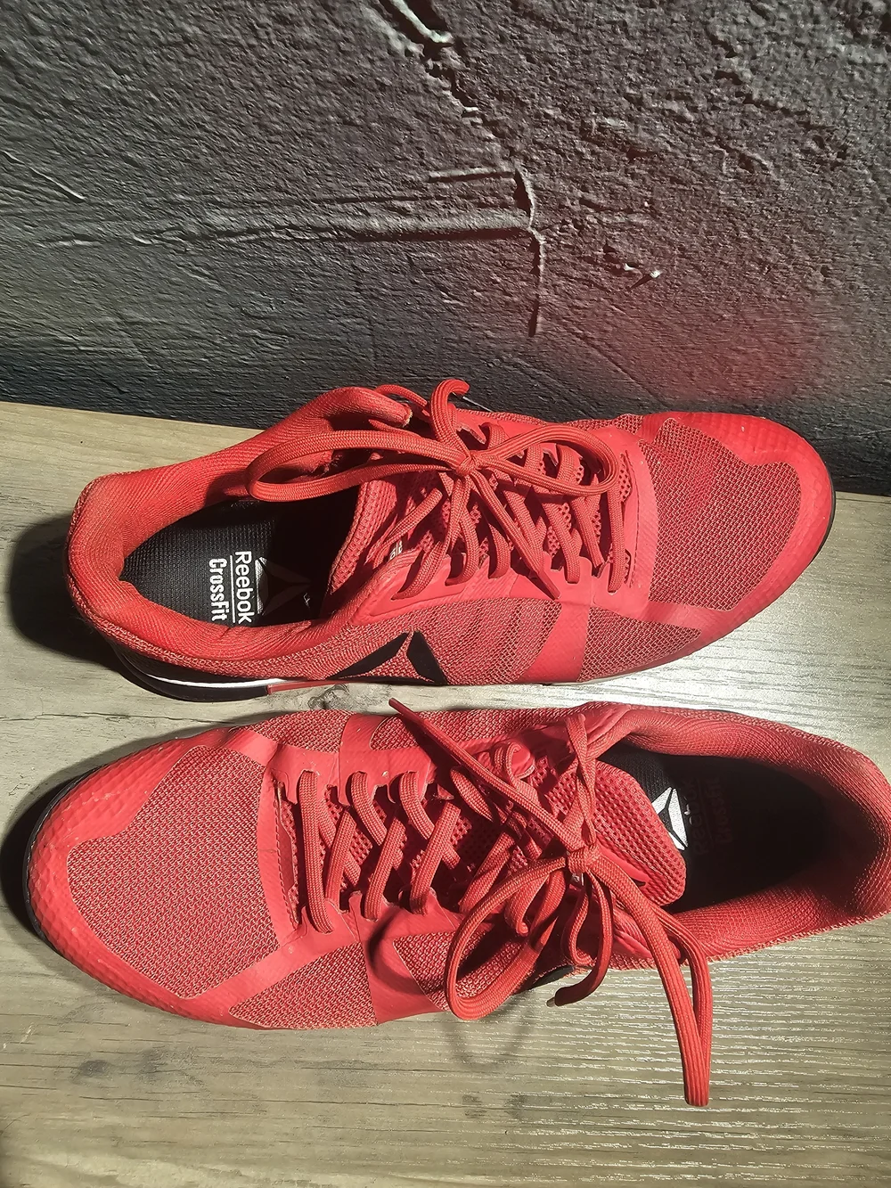 Reebok Men's Bright Red Athletic Training Shoes